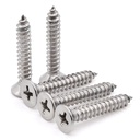 [8792] Screw - Self Tapping, CSK, Phillips Head, SS304, 12 X 4''