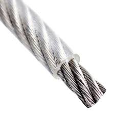 [19605] Wire Rope - PVC Coated, SS304, 0.6x0.8MM