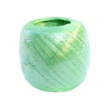 [19713] Rope - Plastic String (Singapore Waka) Green, 100g/Roll