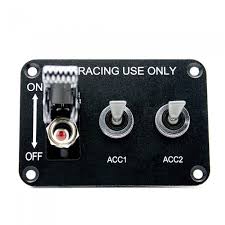 [19738] Switch Group 12V 20A (Universal) (Mounting Panel is About 95 x 65MM)