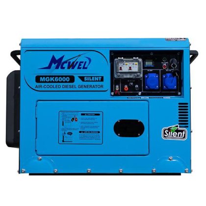 [19977] Generator Set - Silent, 5kVA, MGK6000, Mcwel