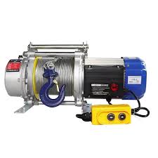[40145] Electric Winch (Aluminum) 1T/30Mtr, Double Hook, 200V, 500kg, 2.2kW