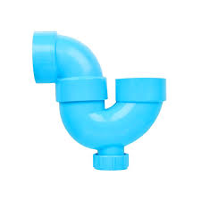 [40175] PVC P-Trap DR (H) Blue 4"