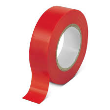 [40631] Insulation/Electrical Tape Red 0.13MM X 18MM X 10Yard (SHUYOU)