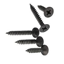[41044] Screw - Drywall, Black, Fine Thread, M3.5 x 25MM