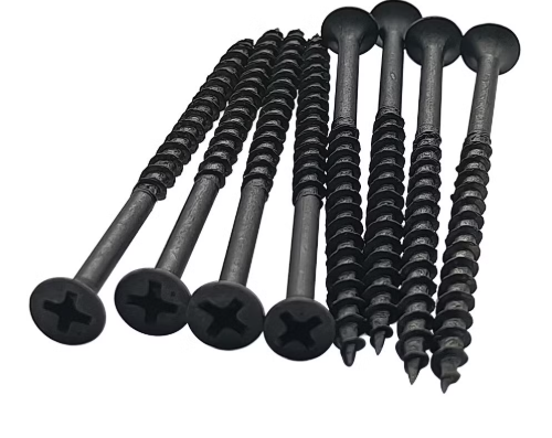 [41049] Screw - Drywall, Black, Fine Thread, M3.5 x 70mm