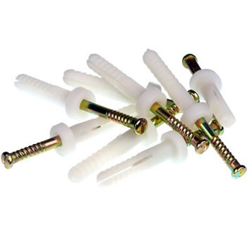 [41195] Walll Plug with Screw -  Hammer-In,  6 x 25mm