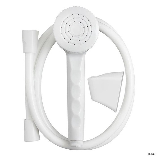 [22583] Head Shower 102 Wtc, white Hose