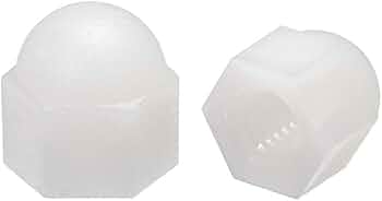 [41560] Nut -  Nylon Plastic, Cap Type, M8