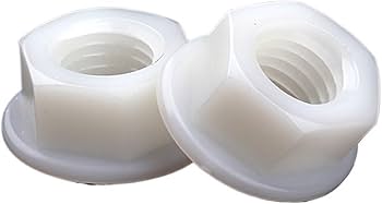 [41567] Nut -  Nylon Plastic, Flange Type, M6