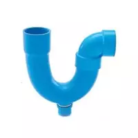 [22950] PVC Fitting - PVC P-Trap 1-1/2" Dr "SCG",Blue 