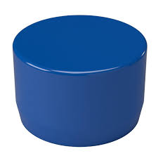 [22964] PVC Fitting - End Cap, 2" (MP) 8.5, Blue 