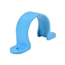 [22967] Pvc Saddle Clip (Blue) 1-1/4"