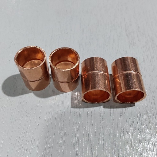 [42276] Straight Coupling, Copper, 1/2"