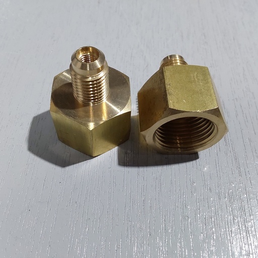 [42321] Internal To External  Union , Brass ,   1/2"-1/4"