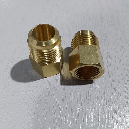 [42322] Internal To External  Union ,   Brass , 1/2"-3/8"