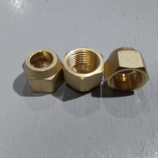 [42326] Nut - Brass, 1/2"