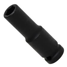 [43393] 1/2" Dr 6PT Black Long Socket 12MM (Phosphating Surface)