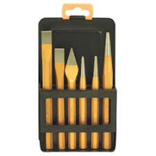 [43498] Pin Punch Set With Case (6Pcs/Set) 