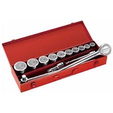[43579] Socket Set 3/4" Dr. 6PT (15Pcs) 22MM- 50MM Brand: AOFENG