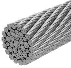 [43730] Wire Rope - Steel, SS Core, Anti Twist, 22MM