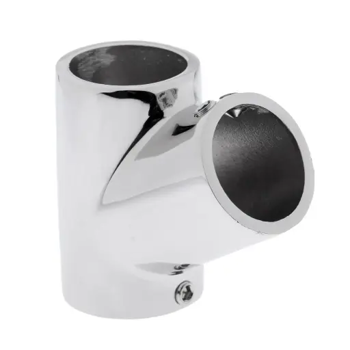 SS316 Boat Rail Fitting 3-Way, 60deg, 30MM