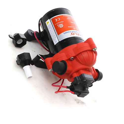 [44245] DC Diaphragm Pump (Fresh Water) 12V, 3.0GPM/11.3LPM, 6.74A MAX DRAW, 45PSI/3.1BAR, SFDP1-030-045-33 (33 Series)
