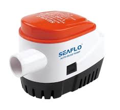 [44261] Seaflo Automatic Bilge Pump 12V, 1100GPH, OD: 1-1/8" (29MM), 3.0A, 6.0A Max Draw, 1M/3.0' Wire Lead, SFBP1-G1100-06 (06 Series)