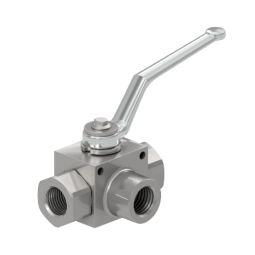 [23387] Hydraulic Ball Valve, 3 Ways GE31 DN10 G3/8
