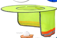 [44358] Sun Shield for Safety Helmet, Yellow