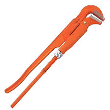 [44622] Asaki Pipe Wrench Bent Nose, 3/4", AK-0639