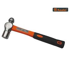 [44804] Hammer - Ball Peen Soft Grip Rubber Handle 0.5LB, AK- 9552, Brand: ASAKI