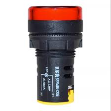 [45000] Indicator Lamp 220V, 22MM (Red) Brand: Berm