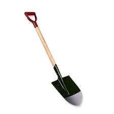 [45076] Shovel - Pointed with 1Mtr Wooden Handle