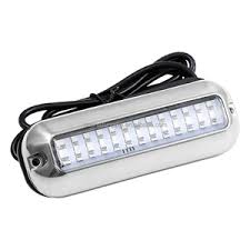 [45109] Marine Light, 10-30V, E019004, White+Blue, 33*0.2W*2 4-3/4" (120MM)