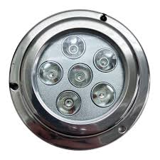 [45110] Marine Light, 10-30V, E019018, White Light, 6*3W, D:92.8MM