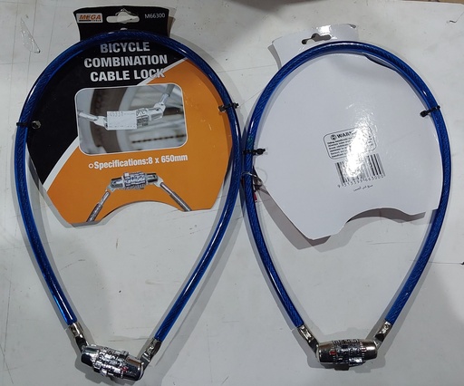 [45331] CABLE LOCK ( BYCICLE ) M66300 8 X 650MM 
