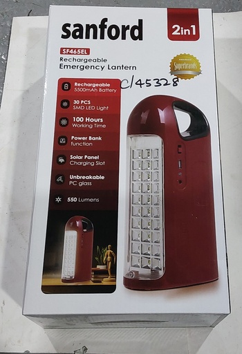 [45328] RECHARGEABLE EMERGENCY LANTERN / SF465EL
