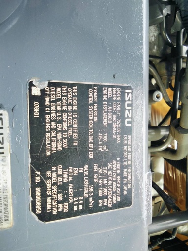 [45808] Engine (Isuzu) CH-6HK1 XKSC-01