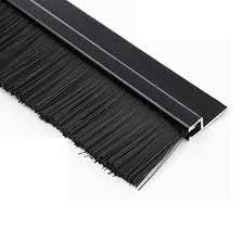 [45982] Bailida Door Brush PVC, Black 100CM