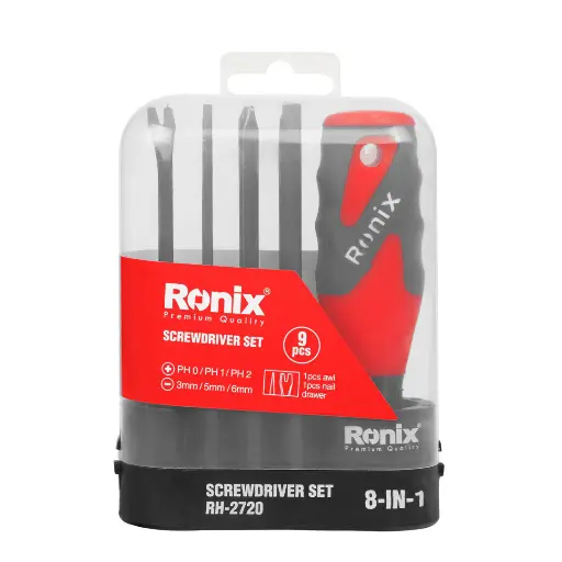 [46767] Ronix Screwdriver 8-in-1 Set Model:RH-2720