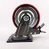 [48529] Caster Wheel, With Brake (Extra Heavy Duty, Welded Steel, Polyurethane, Load 400KG) 5"