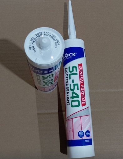 [48641] Silock - Silicone Sealant, SL-540, Clear (For General Glazing) 270G