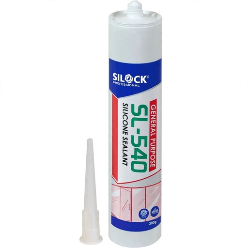 [48642] Silock - Silicone Sealant, SL-540, White (For General Glazing) 300G