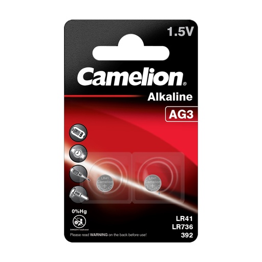 [49503] Camelion Watch Battery, 1.5V, AG3
