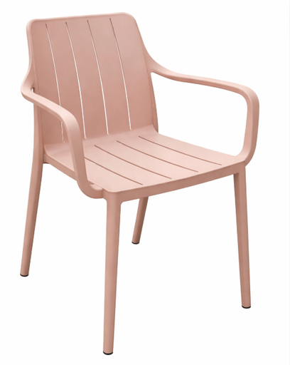 [49743] Plastic Chair (C125) Pink 91145 - 58*39*81cm PP