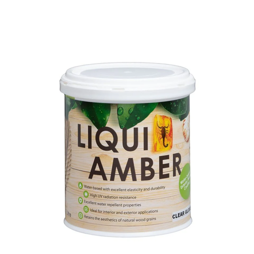 [49976] Liqui Amber Water Based Exterior Wood Coating 1Ltr