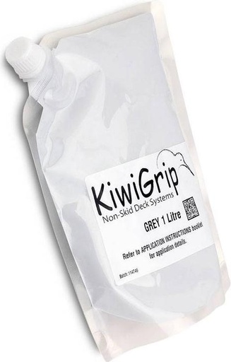 [50021] Kiwigrip Non-Skid Deck System Grey 1Ltr