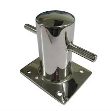 [50258] Single Cross Pillar Bollard, 7"x8", SS316