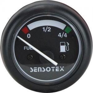 [50270] Fuel Level Gauge Dia 62MM 12/24V Black, Range 240-30
